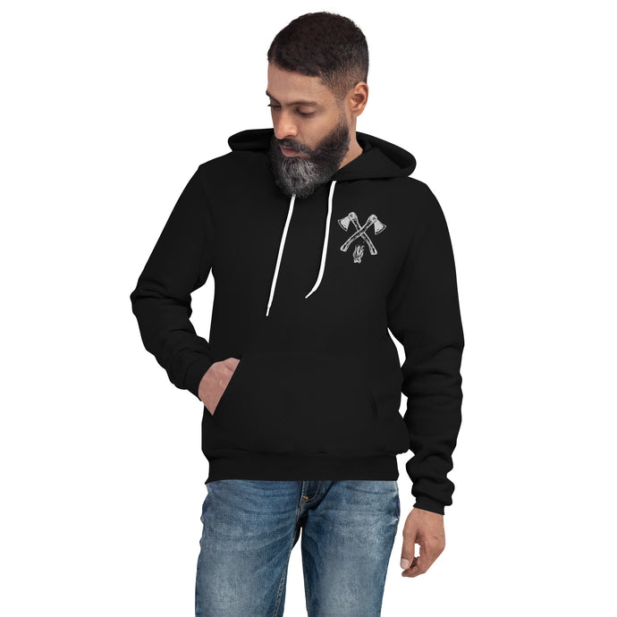 Tervas brand hoodie embroidered unisex